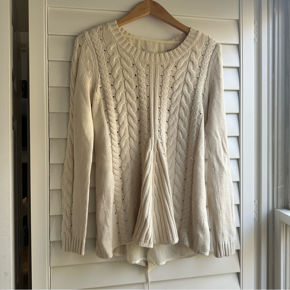 Cream Knit Cabi Sweater